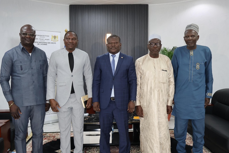Tchad : Audience accordée par la CNDH au représentant du HCDH Tchad : Audience accordée par la CNDH au représentant du HCDH