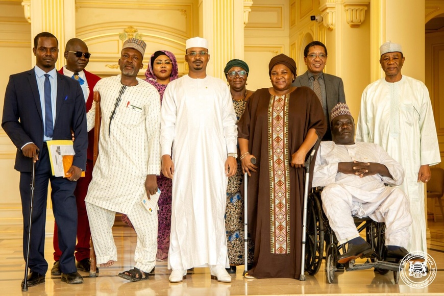 Tchad : les personnes vivant avec handicap reçues par le chef de l’Etat Tchad : les personnes vivant avec handicap reçues par le chef de l’Etat