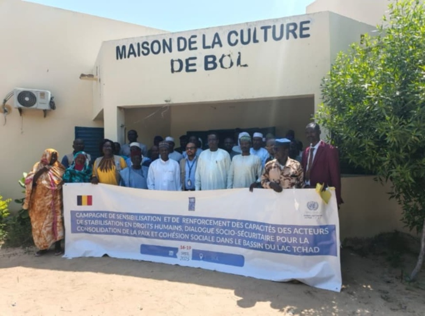 Tchad : à Bol, le PNUD sensibilise les acteurs sur les droits humains Tchad : à Bol, le PNUD sensibilise les acteurs sur les droits humains