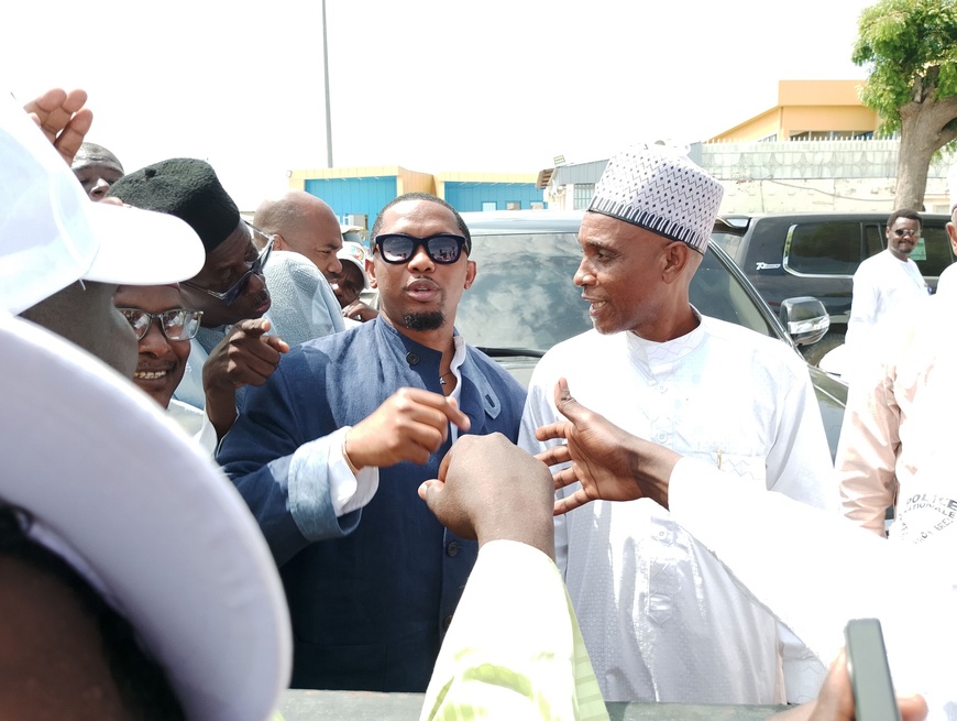 Tchad : Le président de la FECAFOOT, Samuel Eto'o, accueilli en grande pompe à N'Djamena