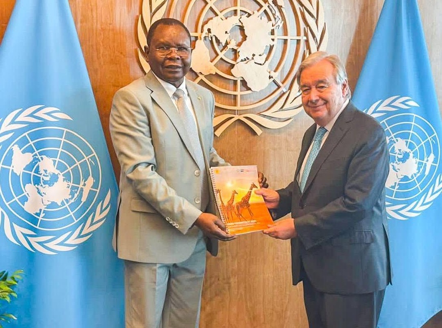 Tchad : Le Premier Ministre remet le Plan National de Développement « Tchad Connexion 2030 » au Secrétaire général de l’ONU