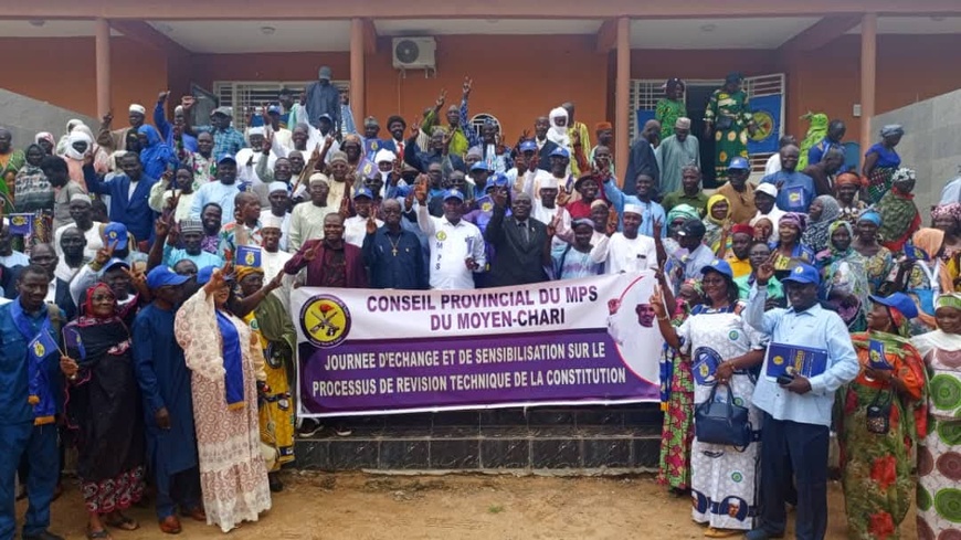 Tchad : Le MPS du Moyen-Chari mobilise les militants autour de la révision constitutionnelle Tchad : Le MPS du Moyen-Chari mobilise les militants autour de la révision constitutionnelle