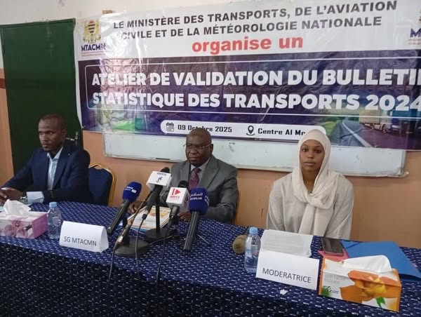 Tchad : Atelier de validation du bulletin statistique des transports 2024