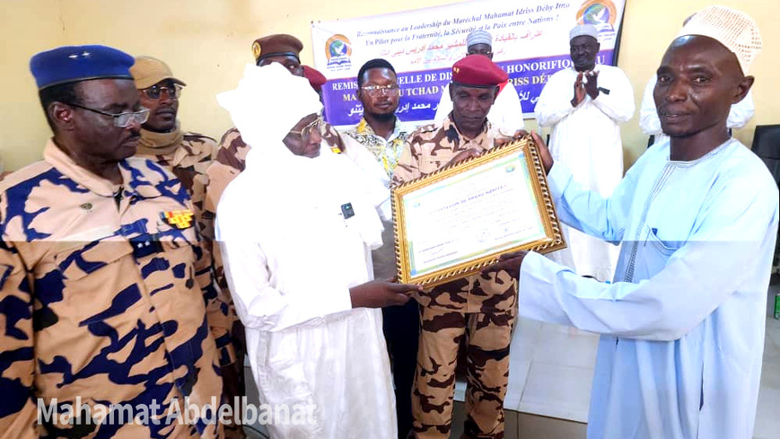 Tchad : PARDON Inter décerne une distinction honorifique au chef de l'État Mahamat Idriss Deby Itno