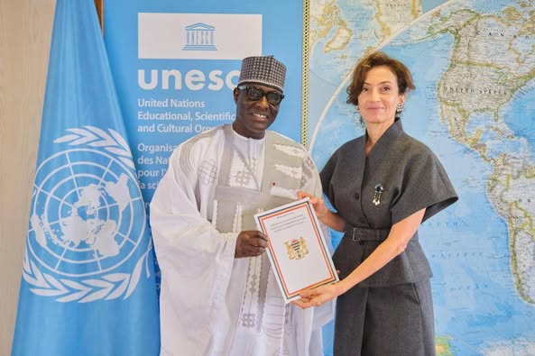 Tchad - UNESCO : L'Ambassadeur du Tchad présente ses lettres de créance