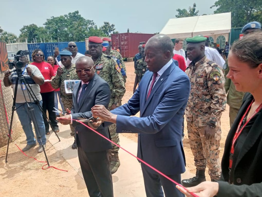 RCA : les Forces Armées Centrafricaines dotées d’un entrepôt d’armes aux normes internationales RCA : les Forces Armées Centrafricaines dotées d’un entrepôt d’armes aux normes internationales