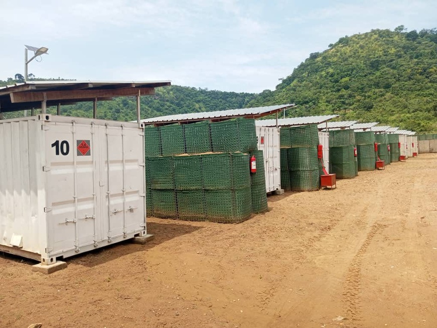 RCA : les Forces Armées Centrafricaines dotées d’un entrepôt d’armes aux normes internationales