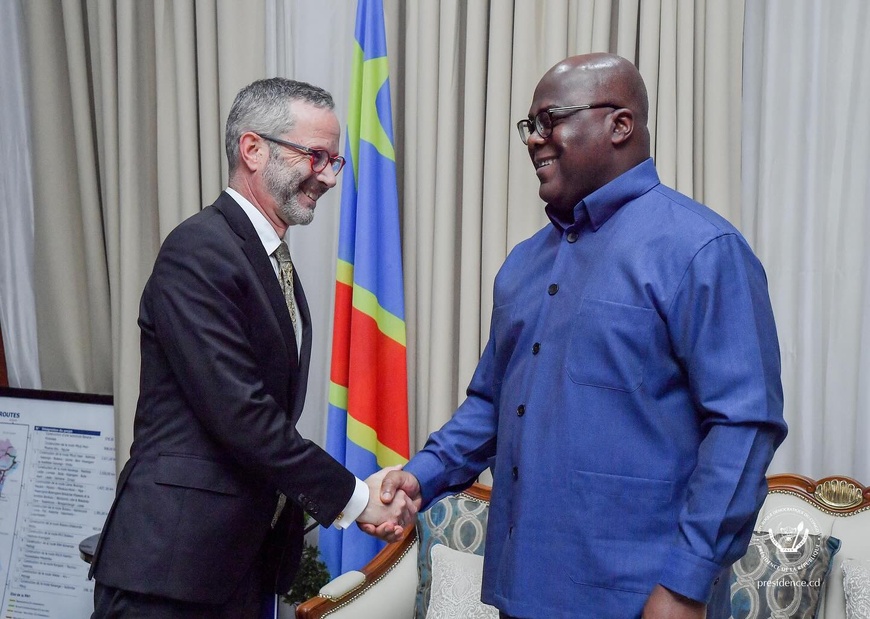 RDC : le président Tshisekedi accorde des audiences, à l’ambassadeur de France et au chargé d’affaires du Qatar