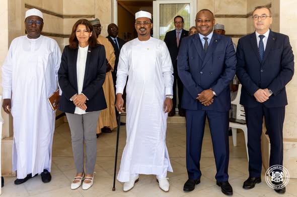 Tchad : Audience à la Présidence de la République entre le Maréchal Mahamat Idriss Deby Itno et la Maire de Paris
