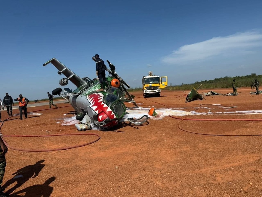 Côte d’Ivoire : Un hélicoptère militaire s'écrase lors d'un atterrissage d'urgence à Korhogo