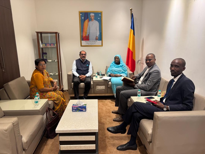 Tchad : une délégation du MSME Business Forum India reçue dans le cadre du financement de « Tchad Connexion 2030 » Tchad : une délégation du MSME Business Forum India reçue dans le cadre du financement de « Tchad Connexion 2030 »