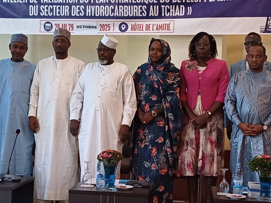 Tchad : ouverture de l’atelier national de validation du Plan stratégique de développement du secteur des hydrocarbures 2025-2030 Tchad : ouverture de l’atelier national de validation du Plan stratégique de développement du secteur des hydrocarbures 2025-2030