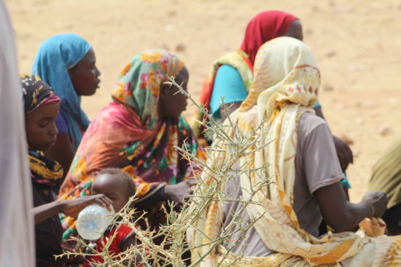 Des réfugiés soudanais à l'Est du Tchad. © Ben Haïdar/Alwihda Info