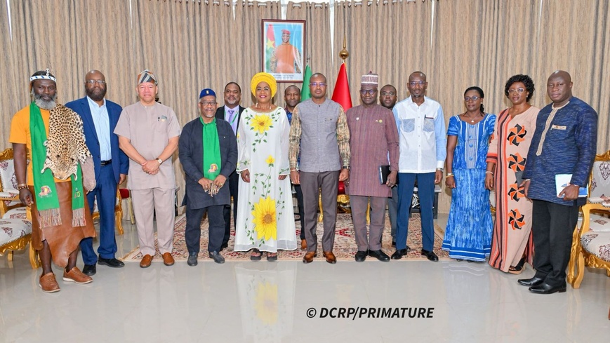 Burkina : le Premier ministre échange avec une délégation d’Afrodescendants