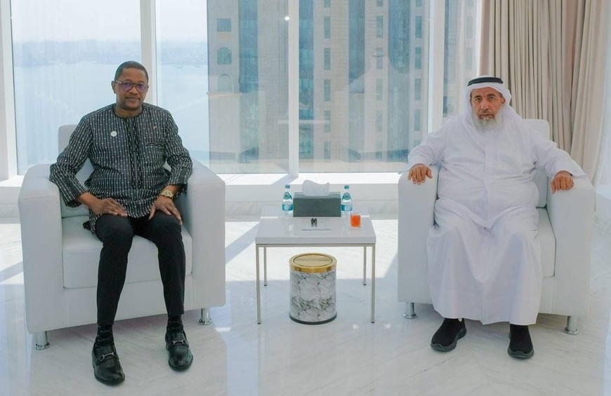 Coopération Burkina Faso-Qatar : S.E.M. Karamoko Jean Marie TRAORÉ discute du renforcement de la coopération avec deux ministres qataris Coopération Burkina Faso-Qatar : S.E.M. Karamoko Jean Marie TRAORÉ discute du renforcement de la coopération avec deux ministres qataris