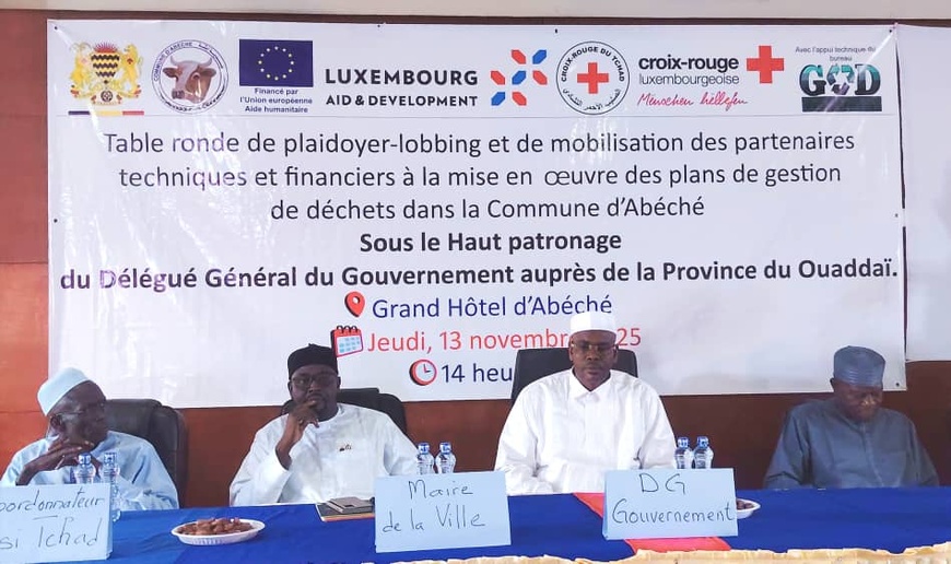 Tchad : Lancement de la table ronde pour la mise en œuvre des Plans de Gestion des Déchets (PGD) à Abéché Tchad : Lancement de la table ronde pour la mise en œuvre des Plans de Gestion des Déchets (PGD) à Abéché