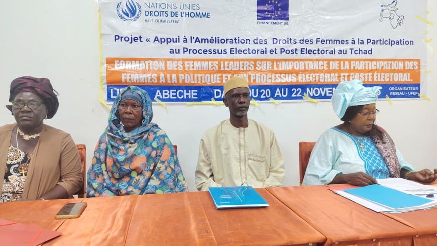 Tchad : à Abéché, un atelier pour renforcer la participation politique des femmes dans le Ouaddaï Tchad : à Abéché, un atelier pour renforcer la participation politique des femmes dans le Ouaddaï