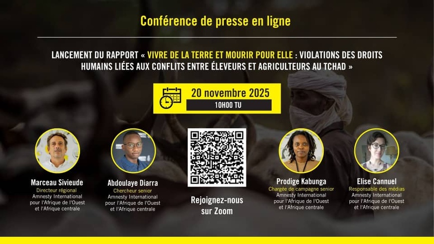 Tchad : L’État tchadien échoue à protéger les victimes des affrontements entre éleveurs et agriculteurs (Rapport Amnesty) Tchad : L’État tchadien échoue à protéger les victimes des affrontements entre éleveurs et agriculteurs (Rapport Amnesty)