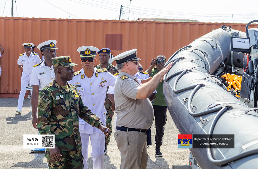Ghana : Don d’un patrouilleur naval par le Royaume-Uni