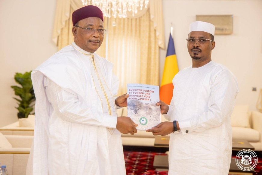 Tchad : Le Maréchal Mahamat Idriss Déby Itno s'entretient avec Mahamadou Issoufou sur la Grande Muraille Verte et la Sécurité au Sahel
