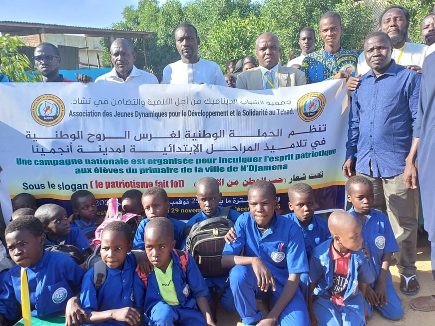 جمعية شباب الديناميكي تطلق حملة وطنية لترسيخ قيم المواطنة في مدارس نجامينا جمعية شباب الديناميكي تطلق حملة وطنية لترسيخ قيم المواطنة في مدارس نجامينا