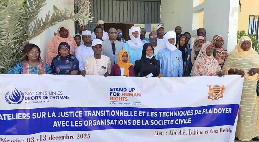 Tchad : atelier de formation sur la justice transitionnelle pour la société civile à Abéché Tchad : atelier de formation sur la justice transitionnelle pour la société civile à Abéché