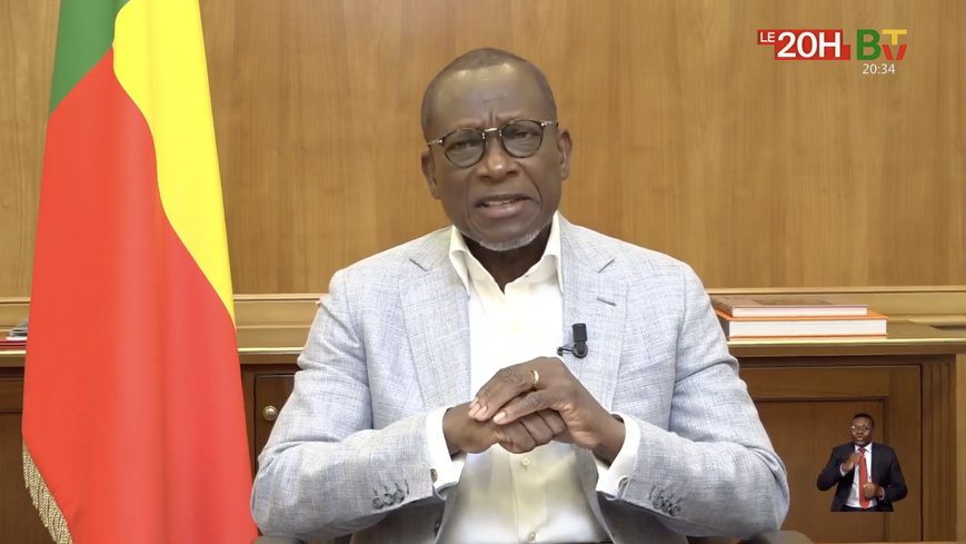Tentative de déstabilisation au Bénin : le président Patrice Talon rassure la Nation