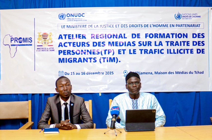 N’Djamena : fin de l’atelier de formation sur la traite des personnes et le trafic illicite de migrants