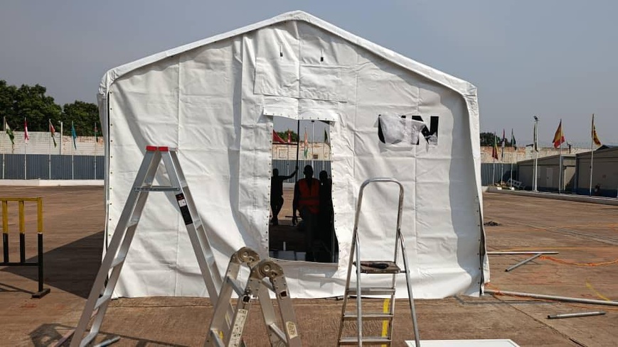 RCA : les FACA renforcées par la Minusca, 150 tentes pour équiper les groupes de combat