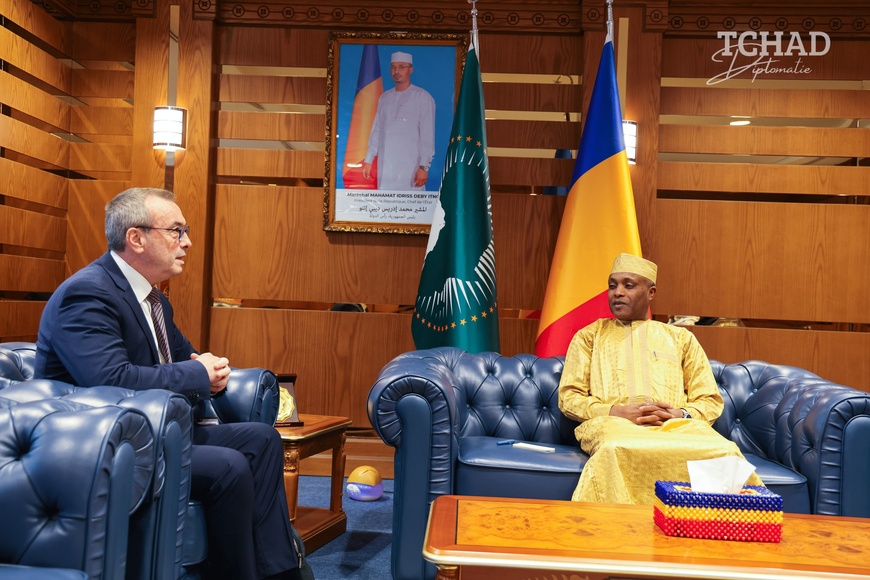 Tchad : l'ambassadeur de France reçu par le ministre des Affaires étrangères Tchad : l'ambassadeur de France reçu par le ministre des Affaires étrangères