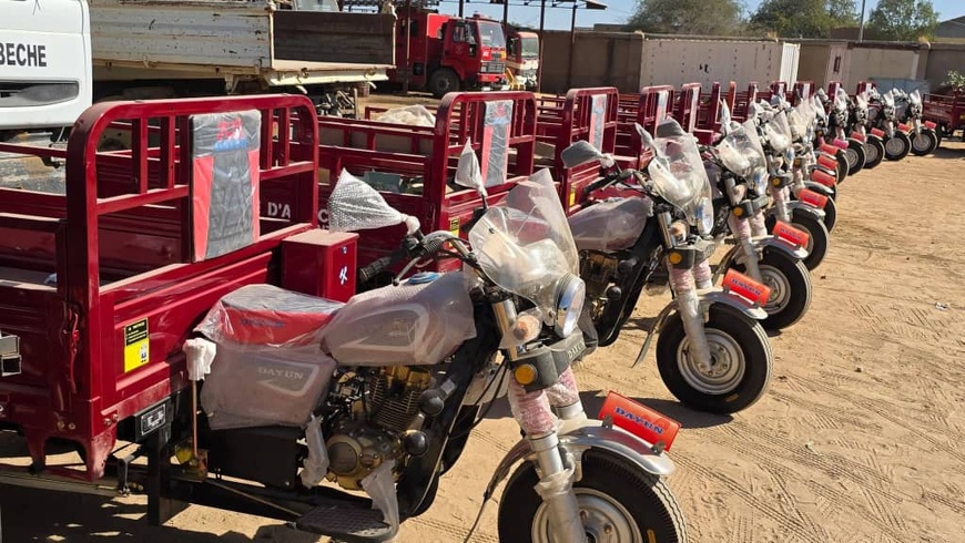 Tchad : la commune d'Abéché reçoit un don de matériels d’hygiène et d’assainissement Tchad : la commune d'Abéché reçoit un don de matériels d’hygiène et d’assainissement