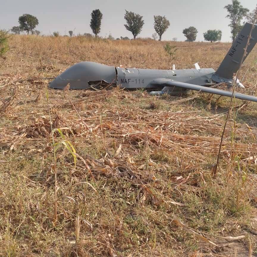 Nigeria : Un drone de combat de la NAF s’écrase dans la forêt de Kontagora