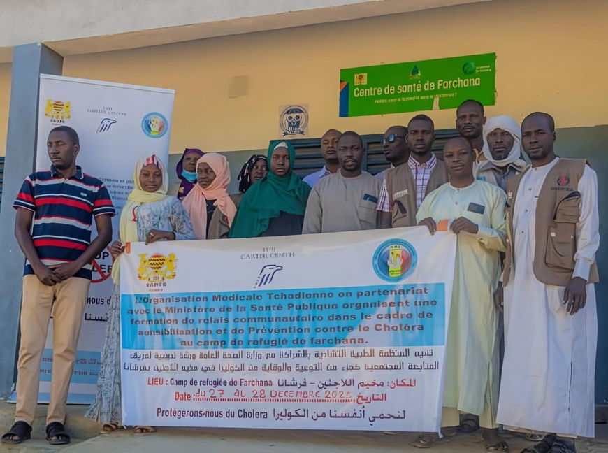 Tchad : lancement d’une vaste campagne de sensibilisation contre le choléra à Farchana Tchad : lancement d’une vaste campagne de sensibilisation contre le choléra à Farchana