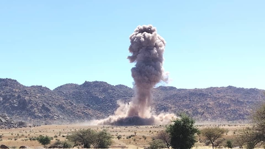 Tchad :  dans le Ouaddaï, plus de deux tonnes de munitions détruites à Chigchiga