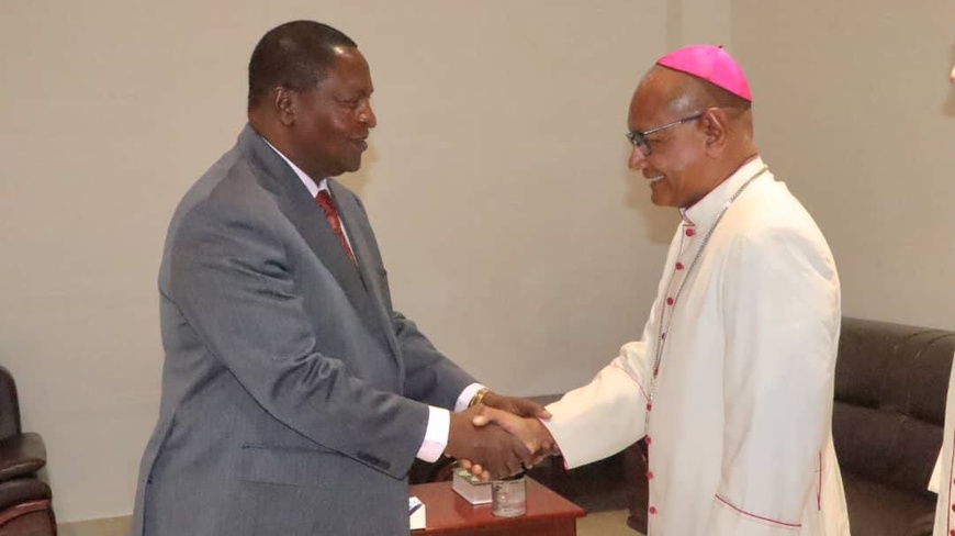 RCA : le président de la République reçoit les membres de la conférence épiscopale