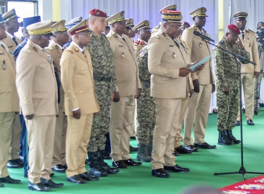 Bangui : Les Forces Armées Centrafricaines présentent leurs vœux au couple présidentiel Bangui : Les Forces Armées Centrafricaines présentent leurs vœux au couple présidentiel