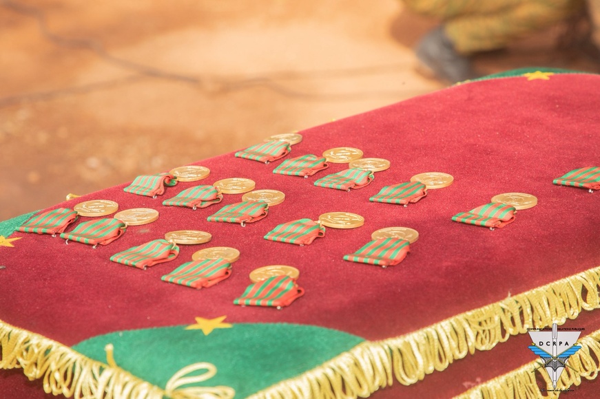 Burkina : Groupement Central des Armées, le mérite de 179 militaires salué