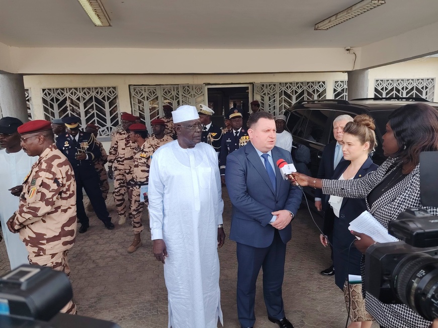 Le ministre biélorusse de l'Industrie militaire en mission au Tchad Le ministre biélorusse de l'Industrie militaire en mission au Tchad