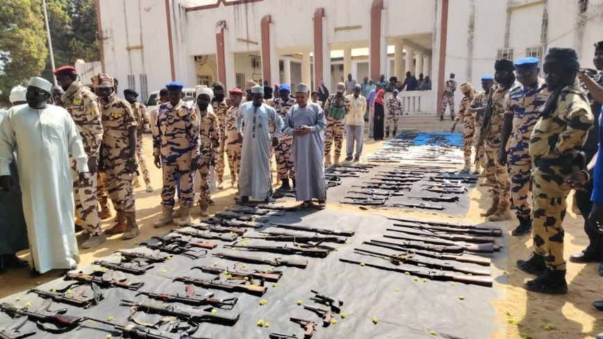 Tchad : plus de 200 armes récupérées lors d’une opération de sécurité dans le Barh-Koh Tchad : plus de 200 armes récupérées lors d’une opération de sécurité dans le Barh-Koh