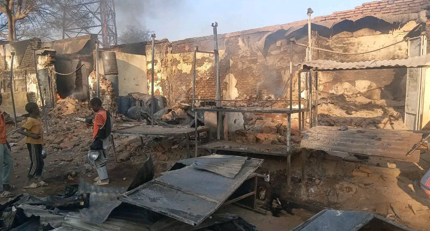 Tchad : des dégâts après l’incendie dans une boutique de carburant à Am-Timan Tchad : des dégâts après l’incendie dans une boutique de carburant à Am-Timan