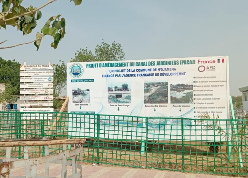Tchad : aménagement du canal des Jardiniers, un projet à pas de caméléon