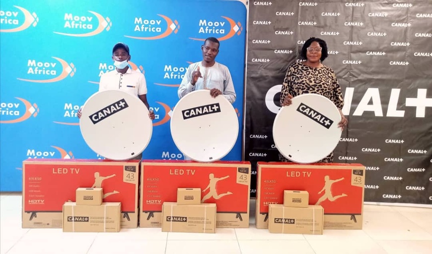 ​Moov Africa : remise des derniers lots de la promo Quiz CAN Maroc 2025, les trois heureux gagnants ont été récompensés