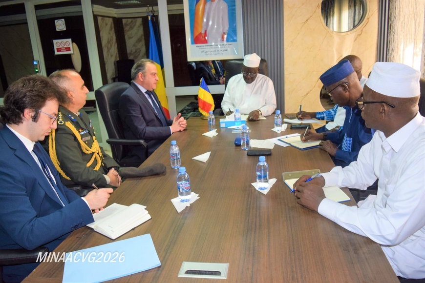 Tchad : le ministre des Armées reçoit plusieurs délégations en audience officielle