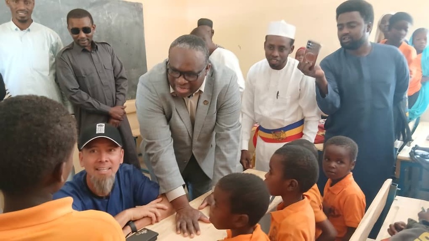 Résilience à N'Djamena : L'école de Guinebor renaît après les eaux Résilience à N'Djamena : L'école de Guinebor renaît après les eaux