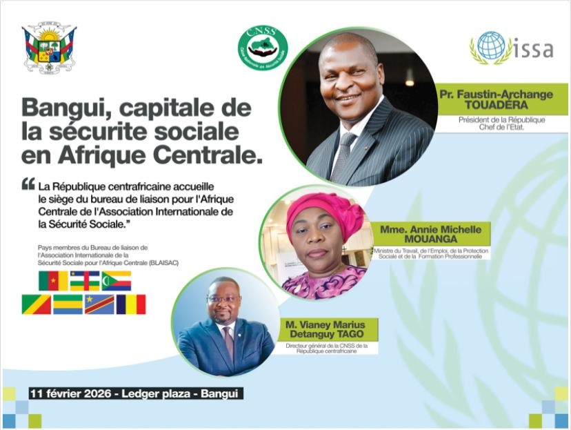 Transformation Numérique : Bangui, nouveau pôle de la sécurité sociale en Afrique Centrale