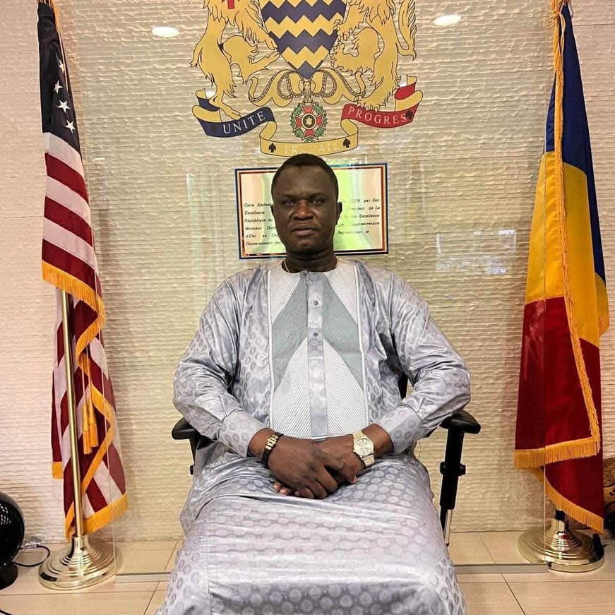Ambassadeur Olivier Dedingar à l’Ambassade du Tchad à Washington DC. Ambassadeur Olivier Dedingar à l’Ambassade du Tchad à Washington DC.