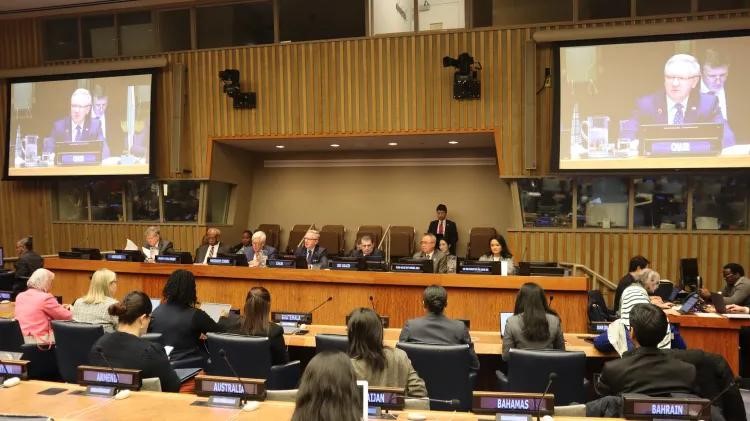 Séance plénière de la CSocD64. Photo : ONU