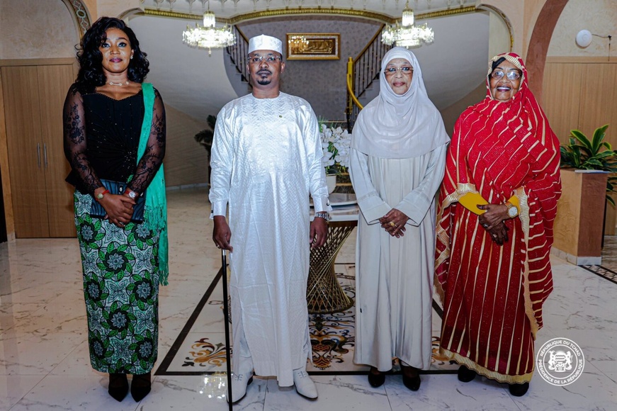 Tchad : trois femmes promues à l’international reçues par le chef de l’Etat