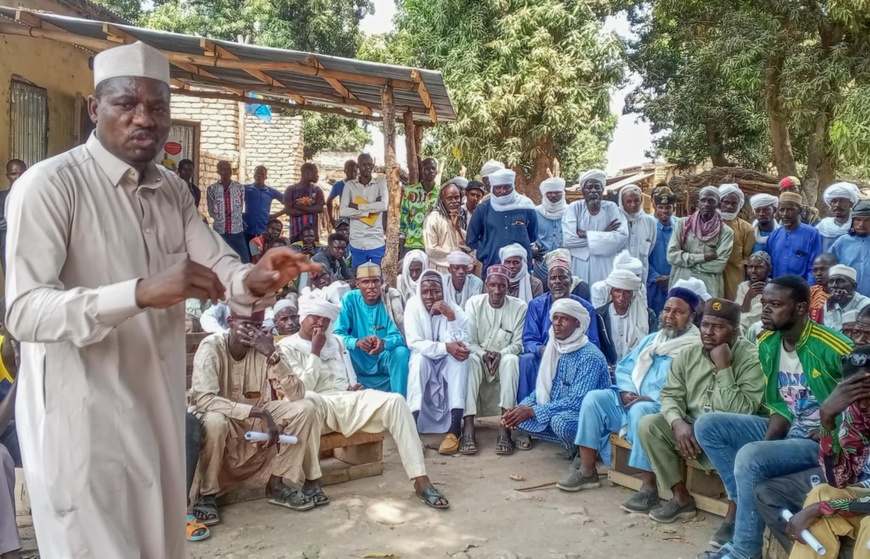 Tchad : campagne de sensibilisation pour la communication et le vivre-ensemble à Djekedjeke Tchad : campagne de sensibilisation pour la communication et le vivre-ensemble à Djekedjeke