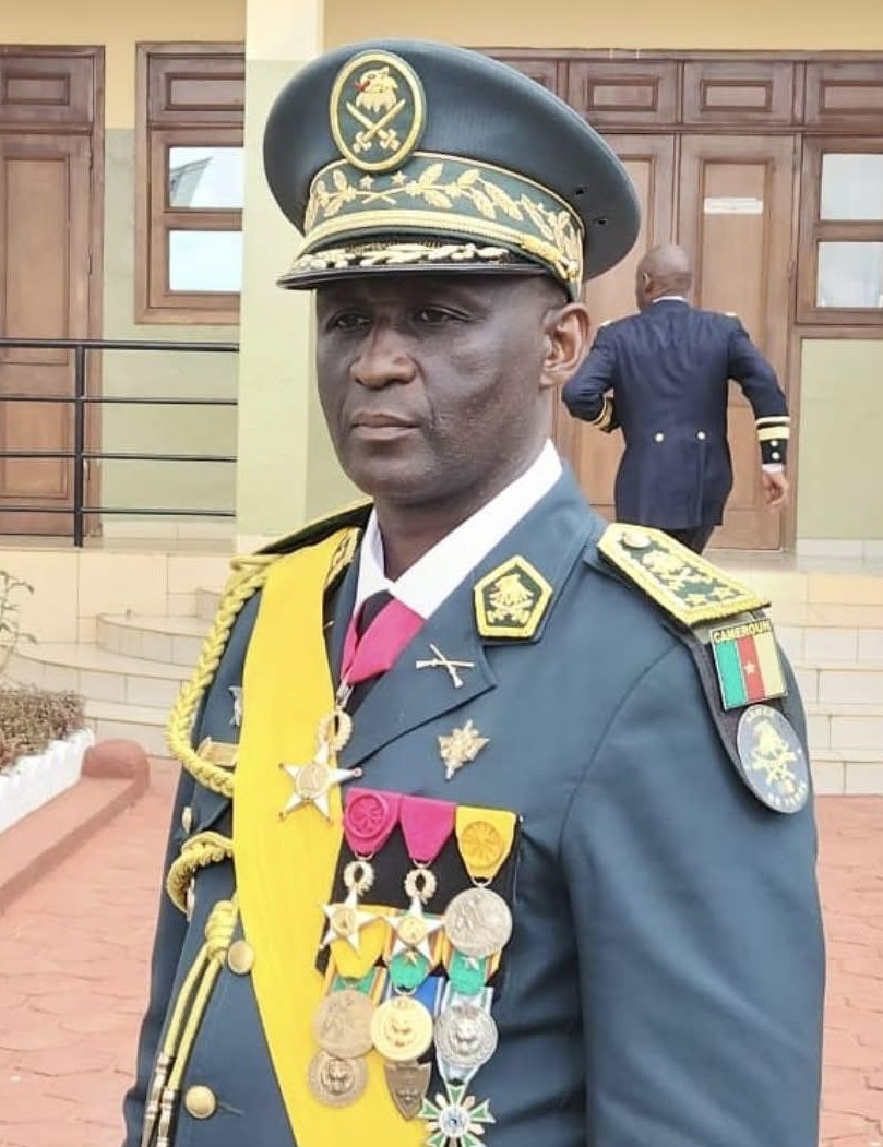 Le général de brigade Tobie Gabriel Ngolo Ngomba, commandant de la deuxième région militaire.